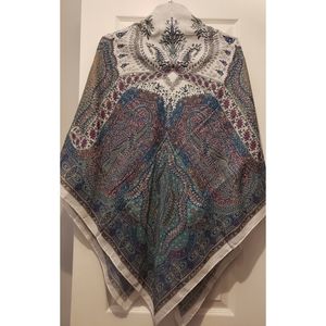 Oversized square scarf/wrap